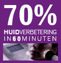 70% huidverbetering in 60 minuten